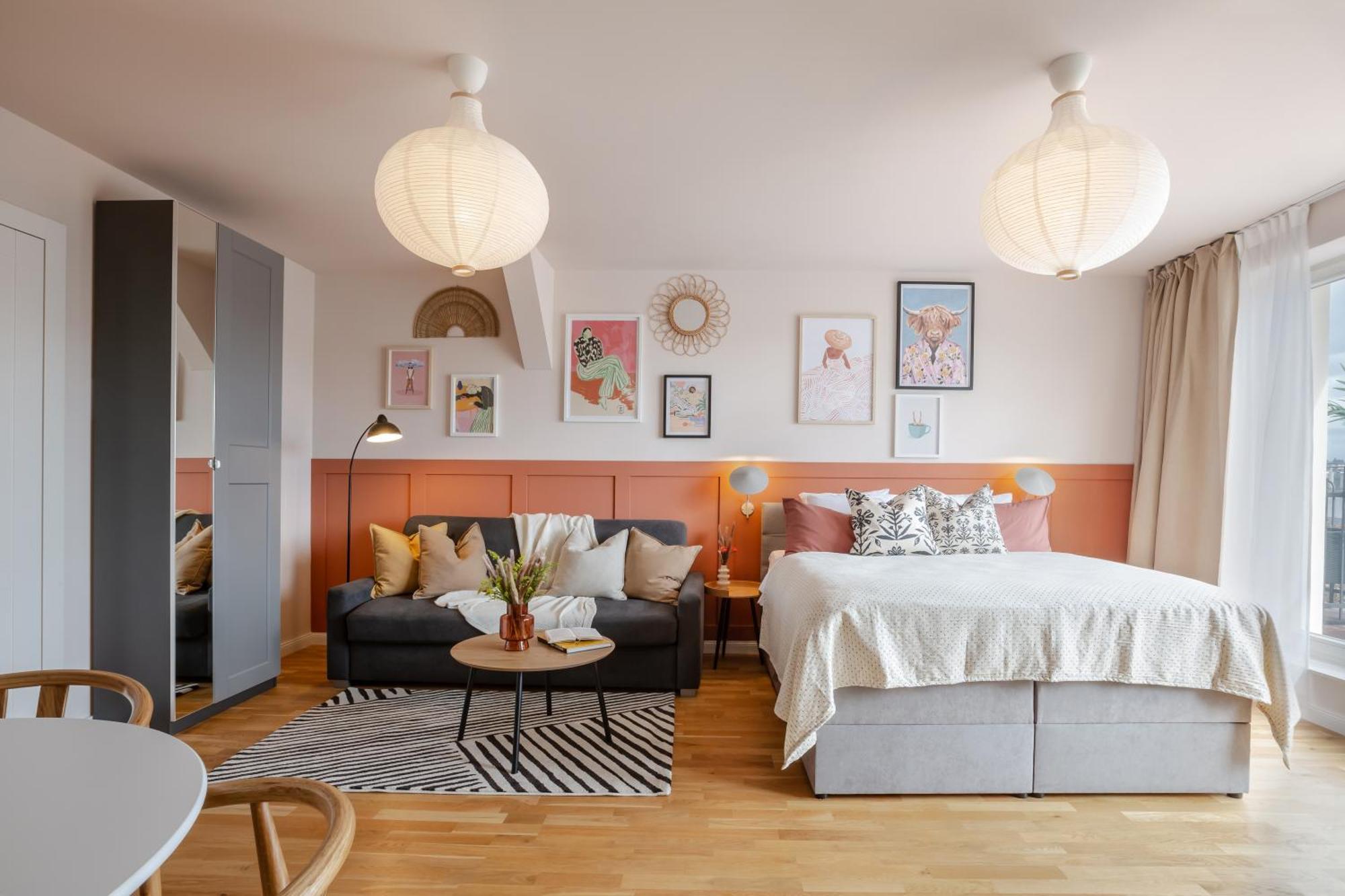 Turnkey I Letna Park Apartments Prag Zimmer foto